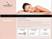 Tablet Screenshot of esteticafrailebasanta.com